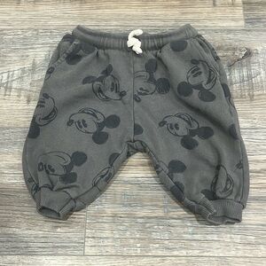 Zara Mickey Mouse Track Pants